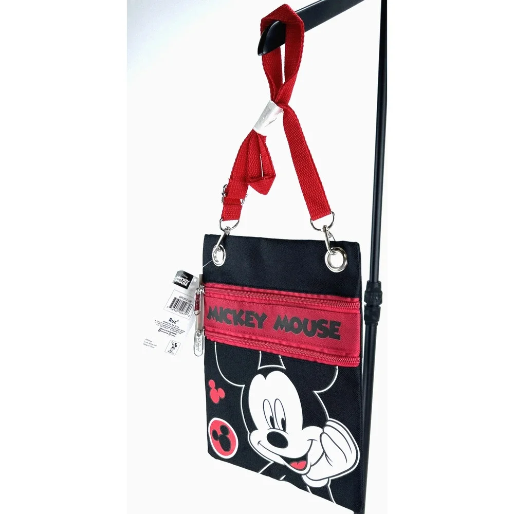 NEW Disney Mickey Mouse Crossbody Bag Handbag Mickey Travel Purse Wallet w/ Tags